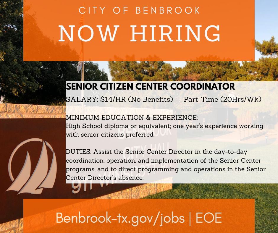 Senior Citizen Center Coordinator