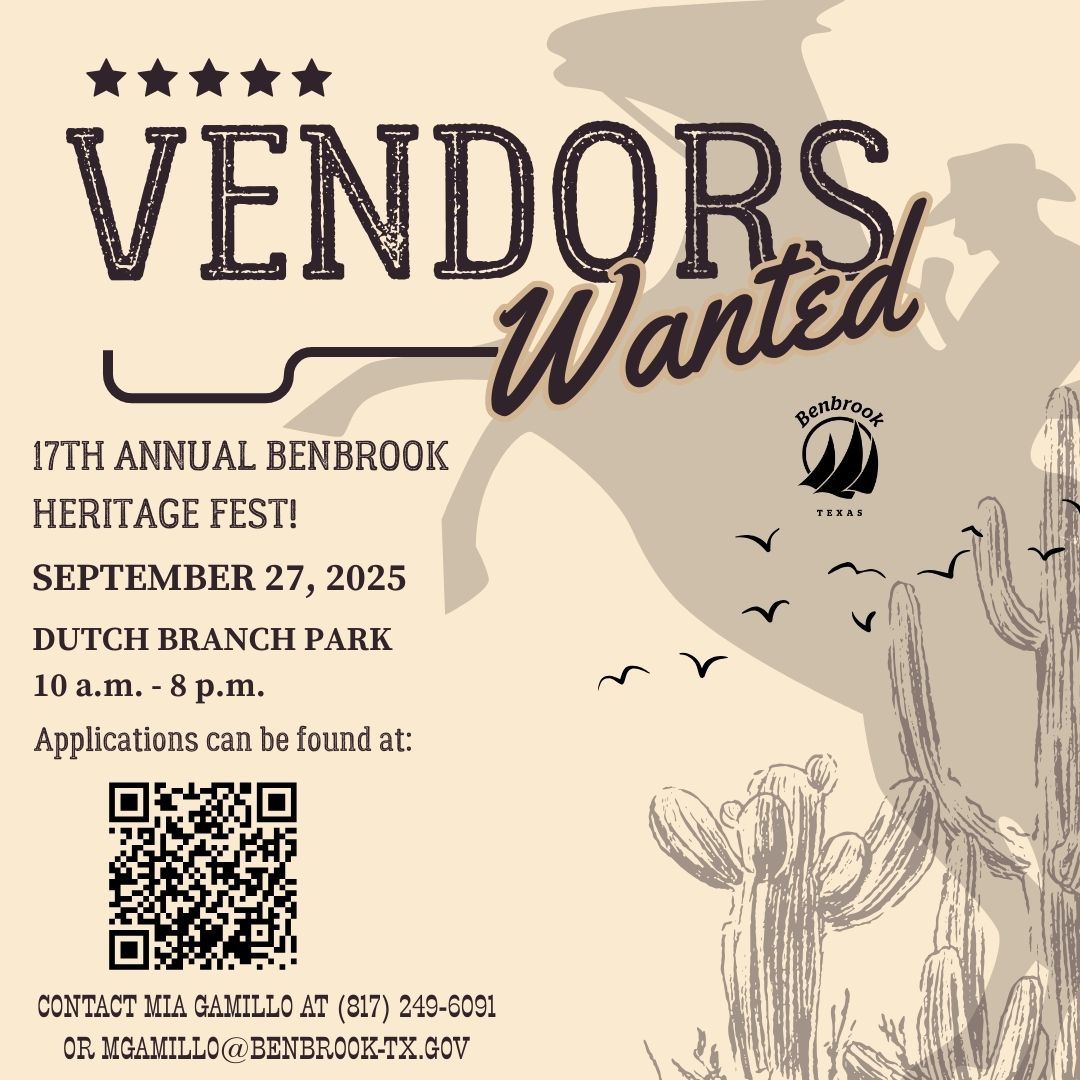 Vendors Wanted for Heritage Fest 2025