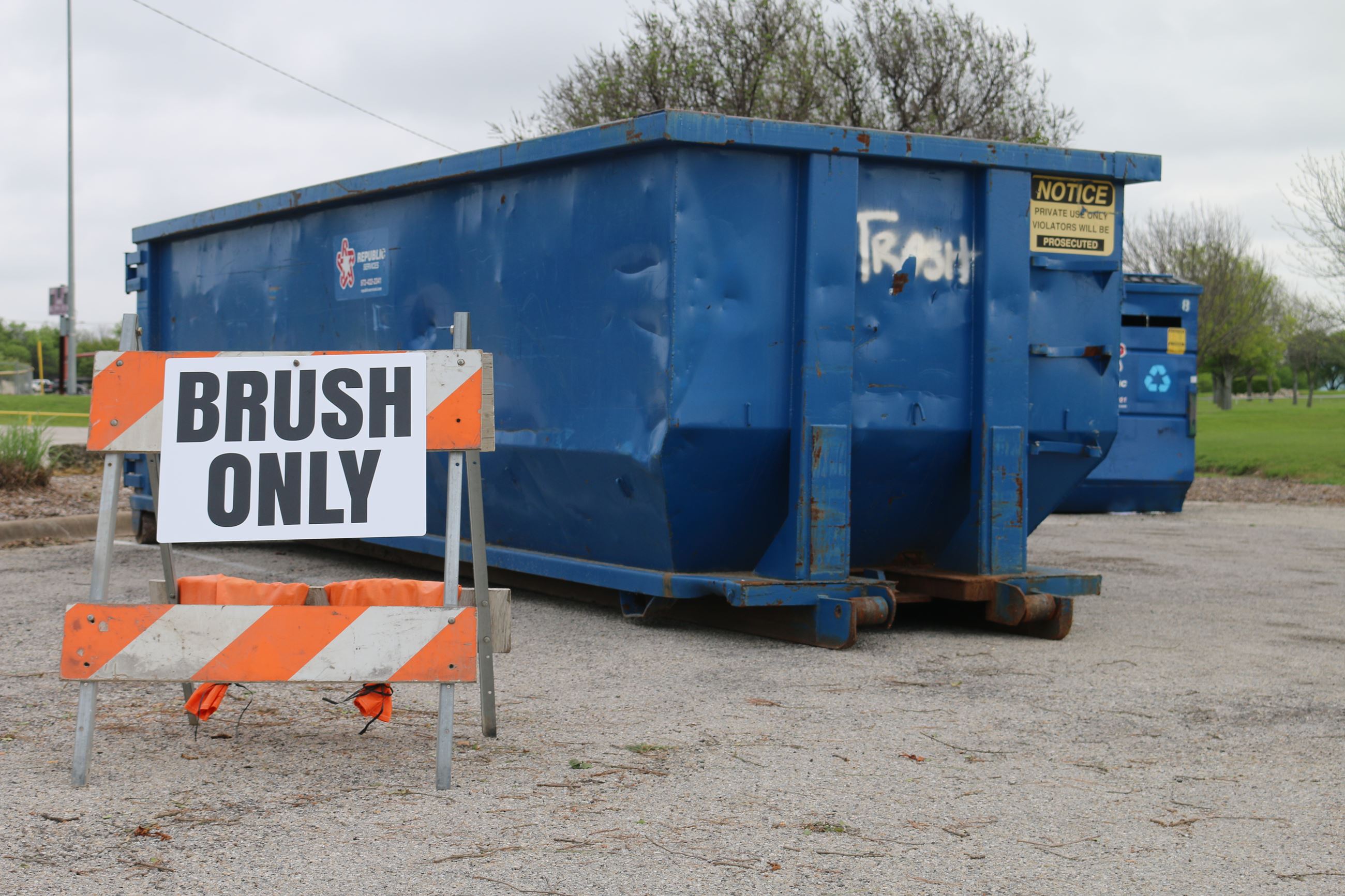 Brush Dumpster